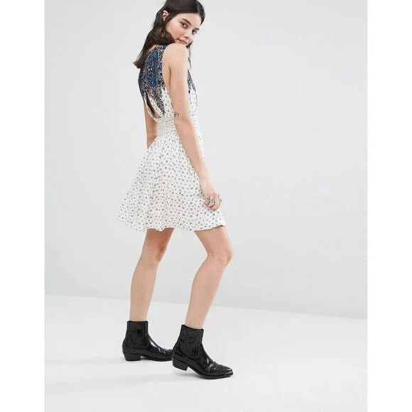 Free People Walking Dreams Skater Dress Medium - Picture 4 of 9